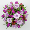 Hand tied bouquets same day flower delivery service in Vilnius