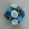 Mėlynos stabilizuotos rožės