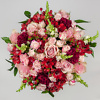 Bouquet with rose eustoma carnations delivery in Vilnius